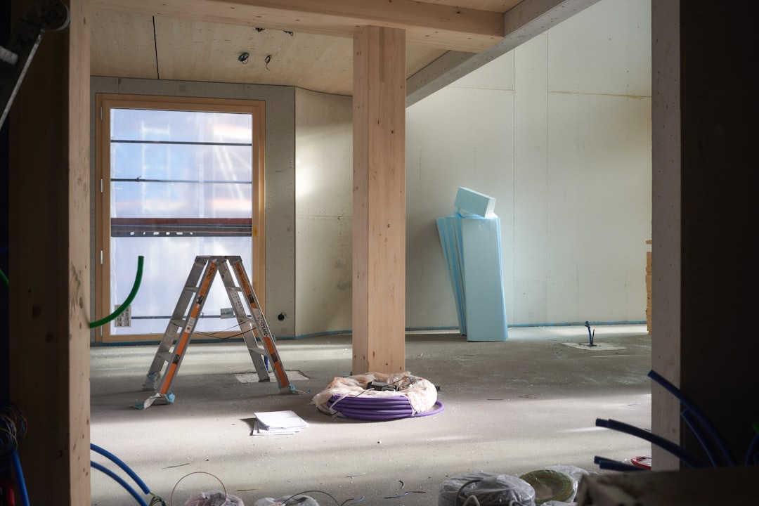Photo wooden construction